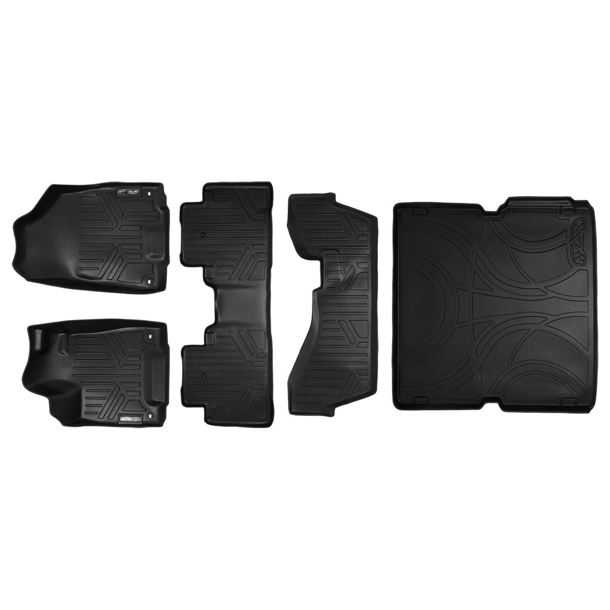 SMARTLINER Floor Liners for 2014-2020 Acura MDX (2nd Row Bench) (No Hybrid)
