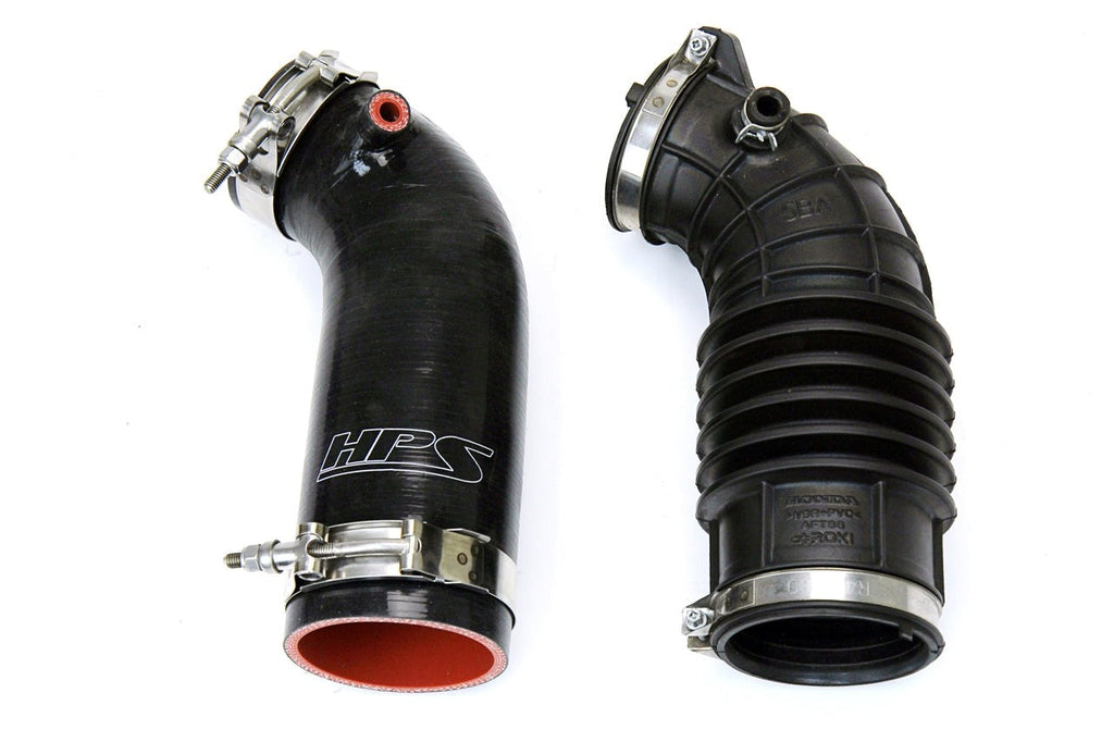 HPS Silicone Air Intake Kit Post MAF Hose Honda 2016-2024 Civic 2.0L Non Turbo, 57-1596