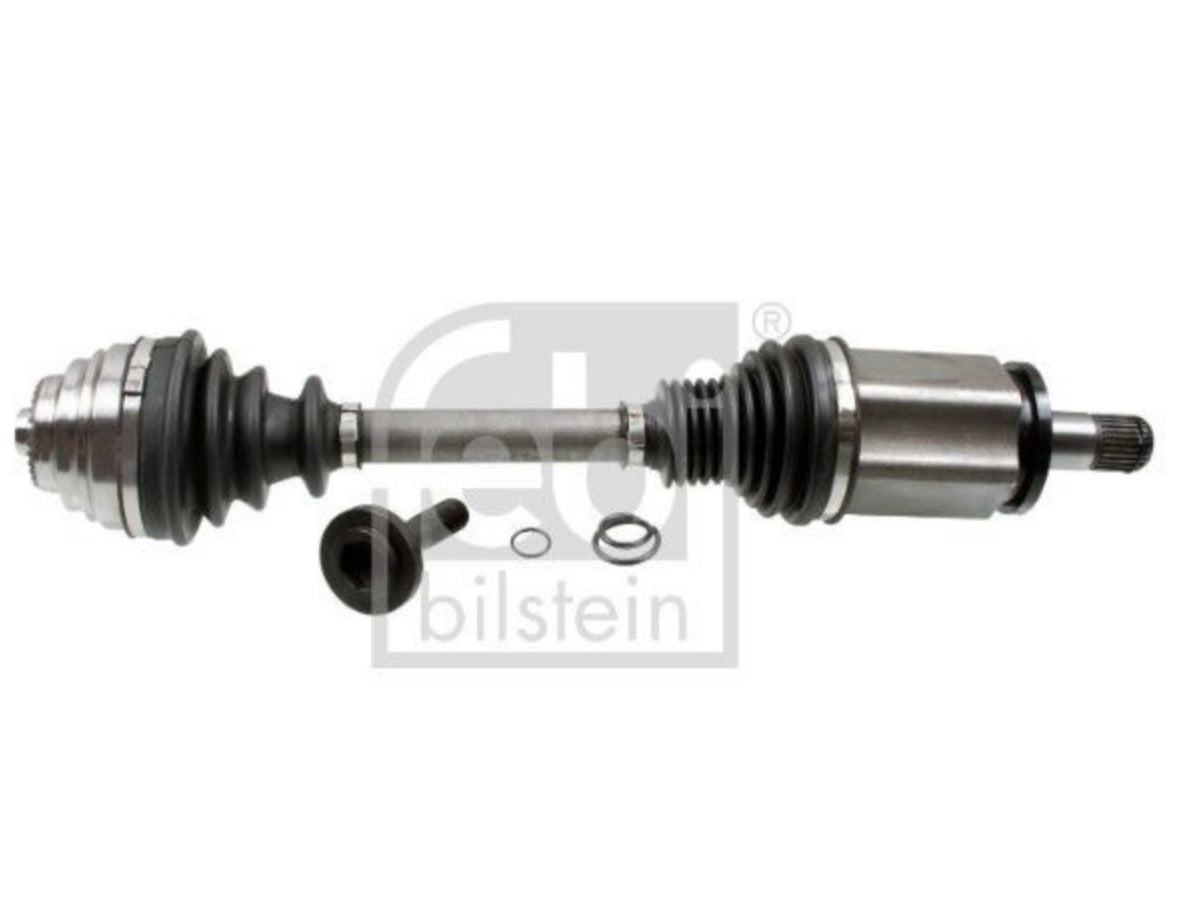 BMW F30 3-Series xDrive Front Driver Side Axle Assembly By Febi 31607597693