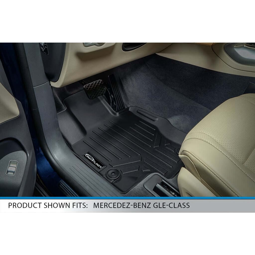 SMARTLINER Floor Liners for 2020-2026 Mercedes-Benz GLS-Class 7 Passenger (2nd Row Bench)