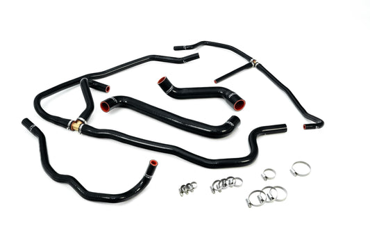 HPS Reinforced Black Silicone Radiator + Heater Hose Kit Coolant Chevy 06-08 Corvette 7.0L LS7 V8 Z06