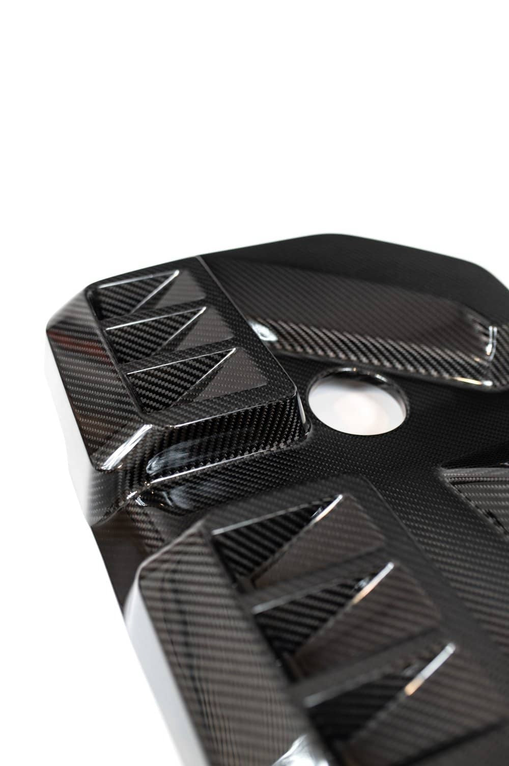 G8X Dry Gloss/Matte Carbon Fiber Engine Cover