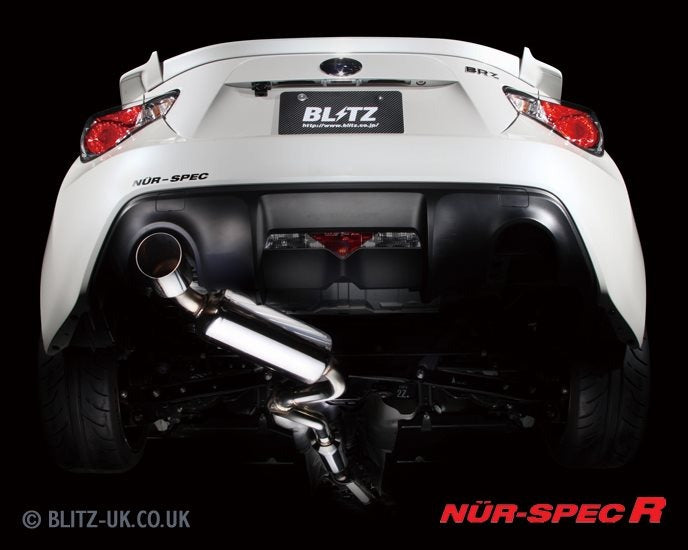 Blitz Nur Spec R Catback Exhaust - 2013-2016 Scion FR-S / 2013-2024 Subaru BRZ / 2017-2019 Toyota 86 / 2022-2024 GR86