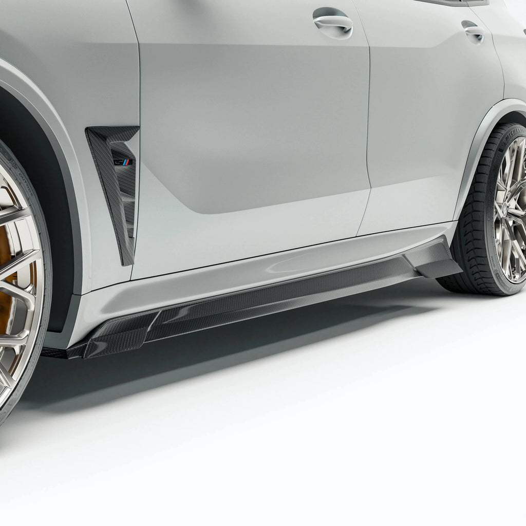 Revozport Carbon Fiber Side Skirts for BMW X5M F95 LCI (2023+)