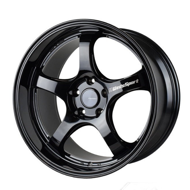 WedsSport RN-05M Gloss Black 18x9.5 +36 5x120 (Single Wheel) - 2017-2024 Honda Civic Type R