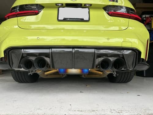 MAD BMW M3 M4 S58 G80 G82 Axle Back Titanium