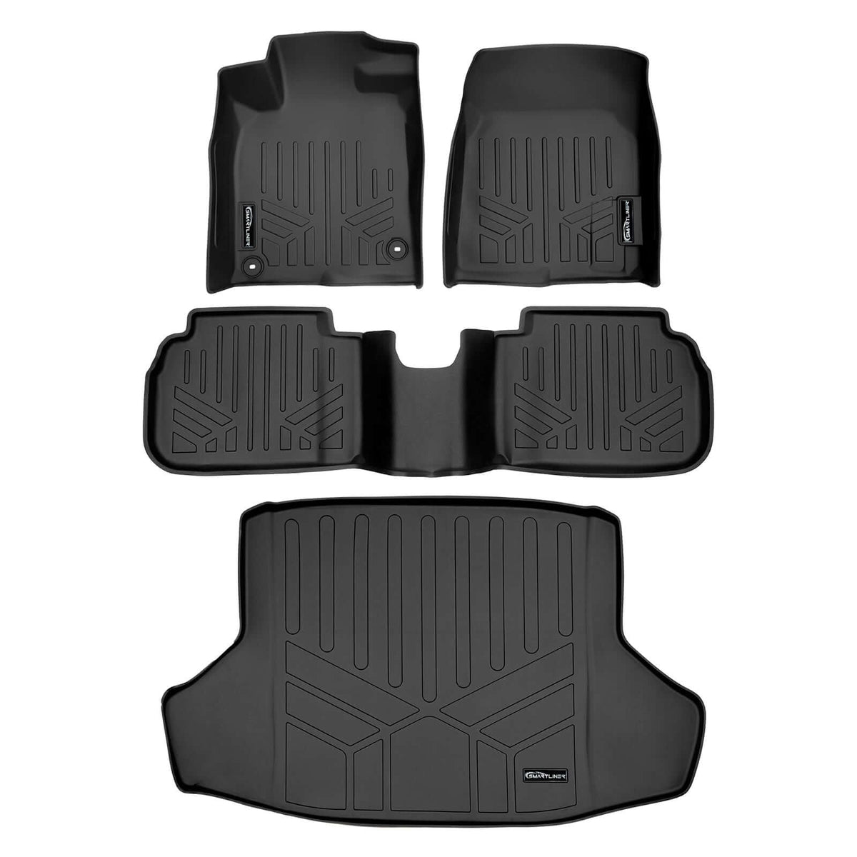 SMARTLINER Floor Liners for 2022-2026 Honda Civic Sedan with 2nd Row USB Ports