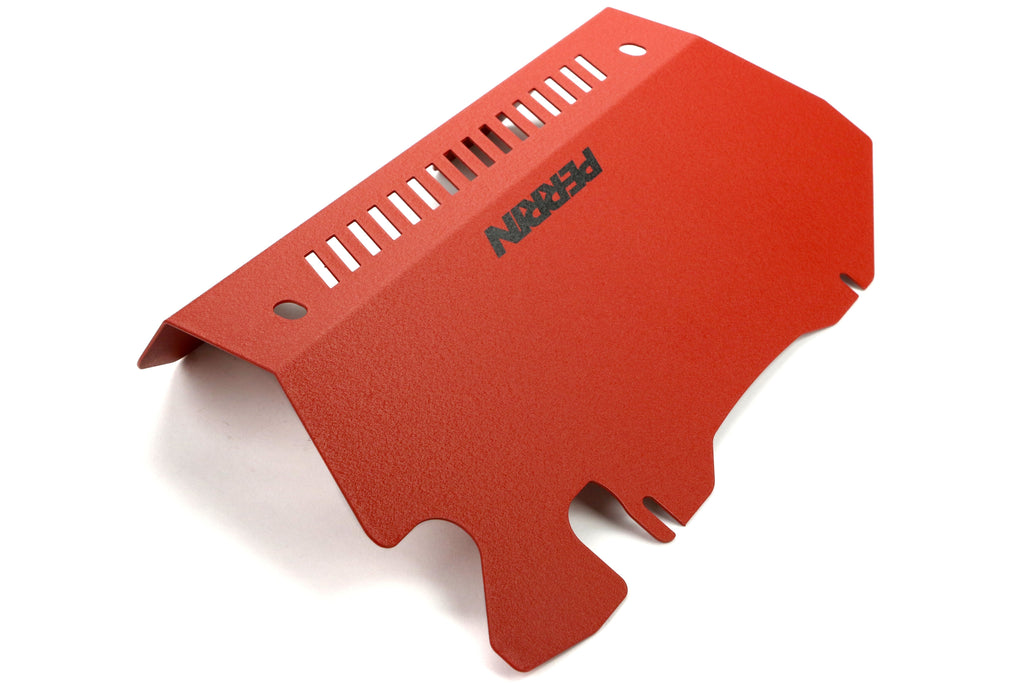PERRIN Pulley Cover (Red) - 2015-2021 Subaru WRX