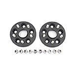 ISC Suspension Wheel Spacers 5x100 25mm Black Pair - Subaru Models (inc. 2002-2014 WRX