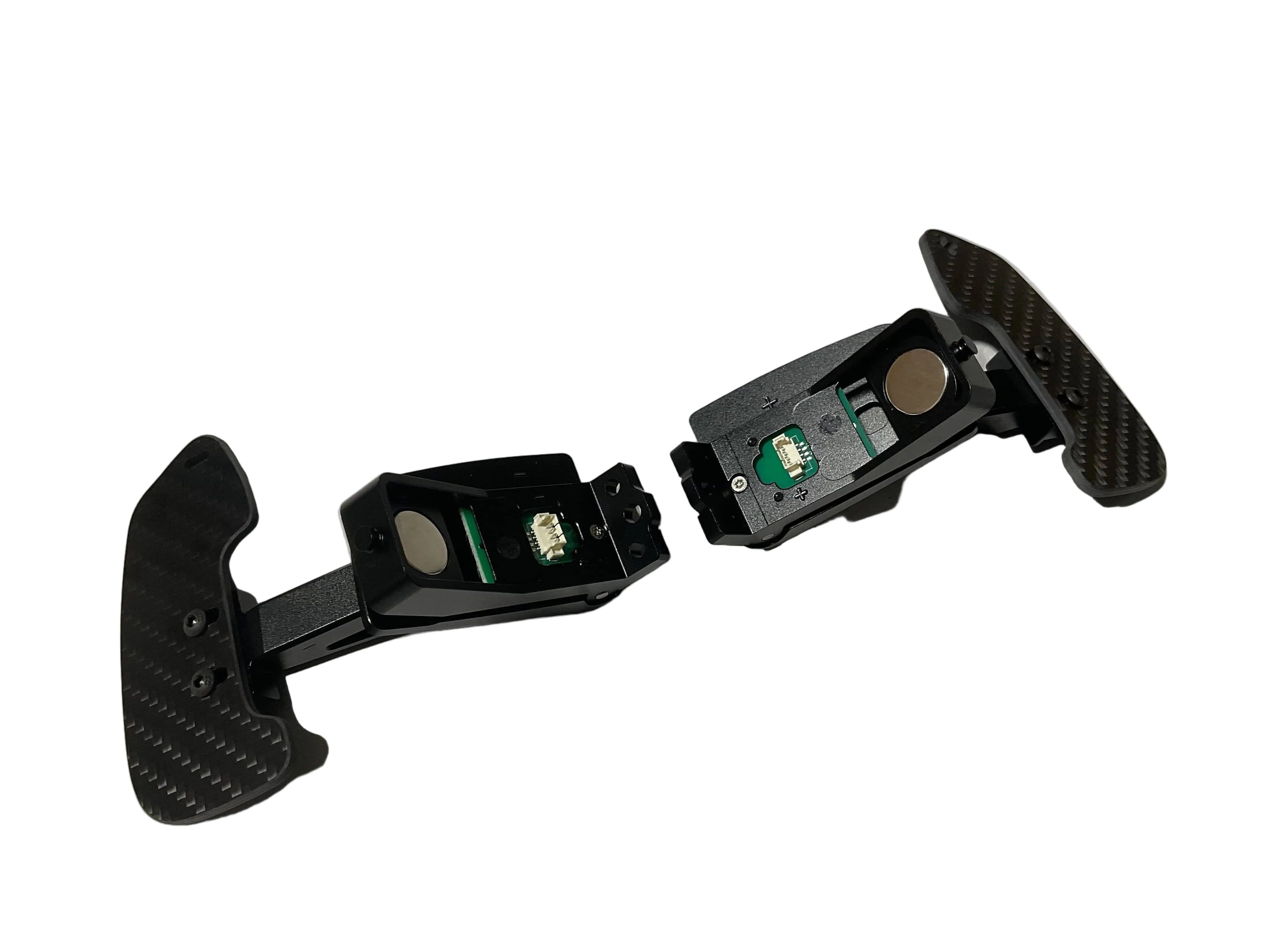 Kies Motorsports Porsche 992 Aluminum Alloy (Black) w/ Carbon Fiber Option Magnetic Paddle Shifters