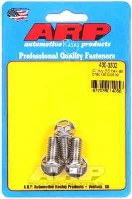 ARP Chevy SS Hex Alternator Bracket Bolt Kit