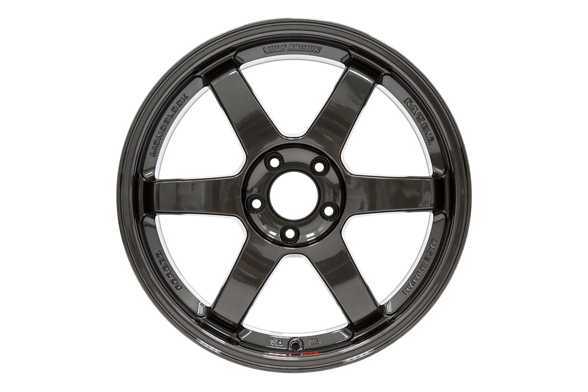 Volk TE37SL Diamond Black 19x9.5 +22 5x112 (Front)(Single Wheel) - 2020-2023 Toyota GR Supra
