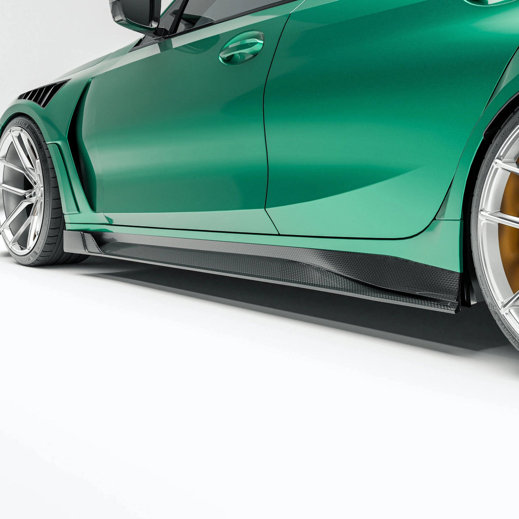 Revozport Carbon Fiber Side Skirts for BMW G80 G81 M3 2021-2024