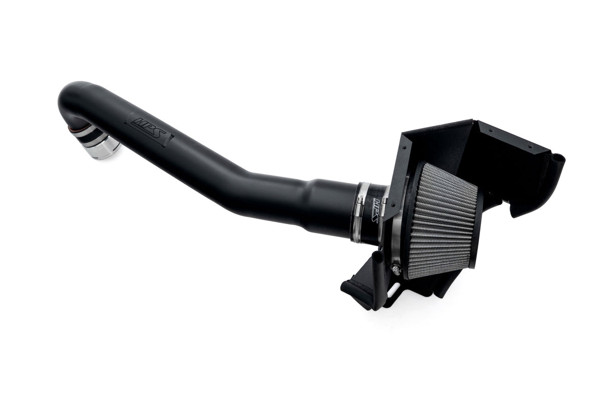 HPS Performance Air Intake Kit with Heat Shield, 2023-2025 BMW M2 G87 3.0L Turbo, Black, 827-772WB
