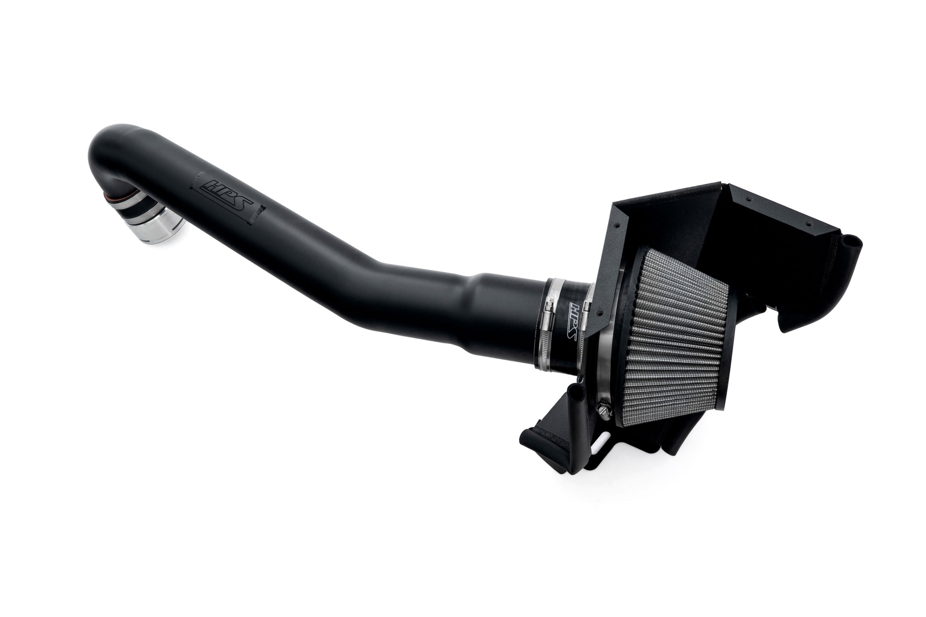 HPS Performance Air Intake Kit with Heat Shield, 2021-2025 BMW M4 G82 G83 3.0L Turbo, Black, 827-772WB