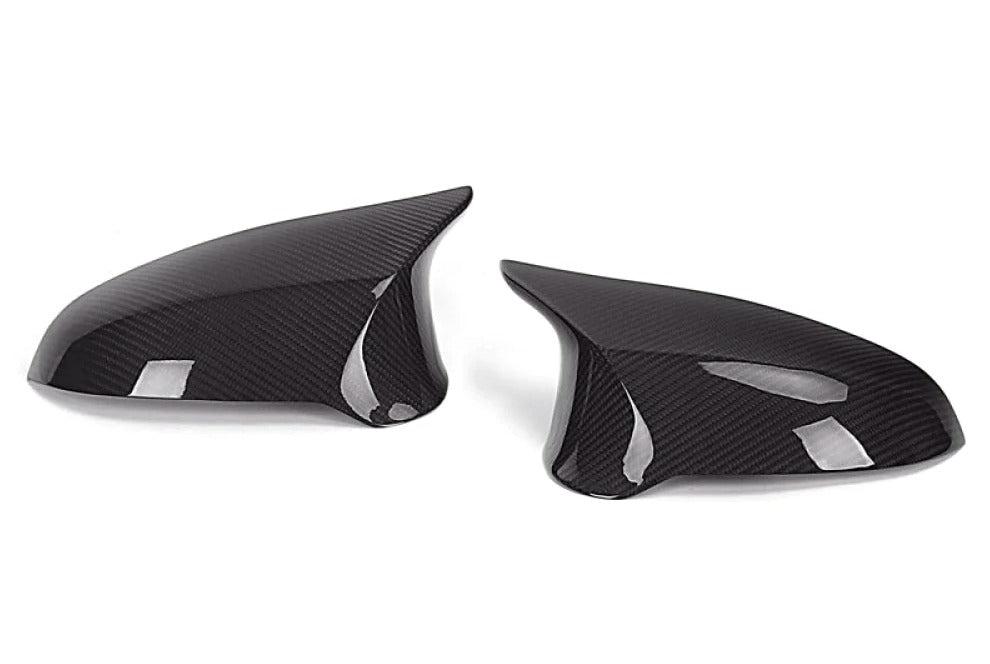 2014-2020 BMW M3 (F80) / M4 (F82) / M2 Competition (F87) OEM Replacement Dry Carbon Fiber Mirror Covers
