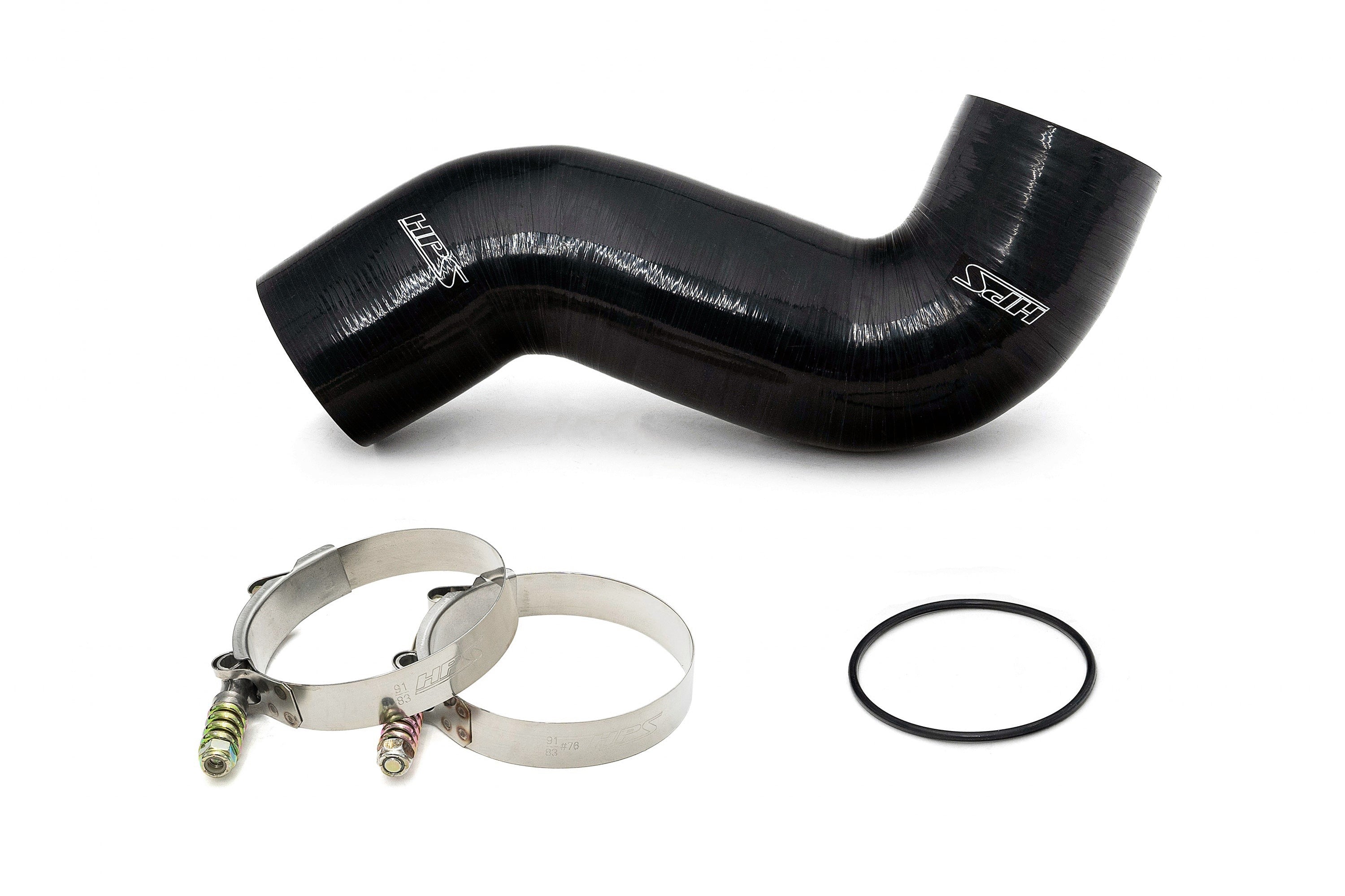 HPS Cold Side Charge Pipe with CAC Hose Intercooler Boot, 2011-2016 Ford F550 Superduty Powerstroke 6.7L Diesel Turbo, 17-154