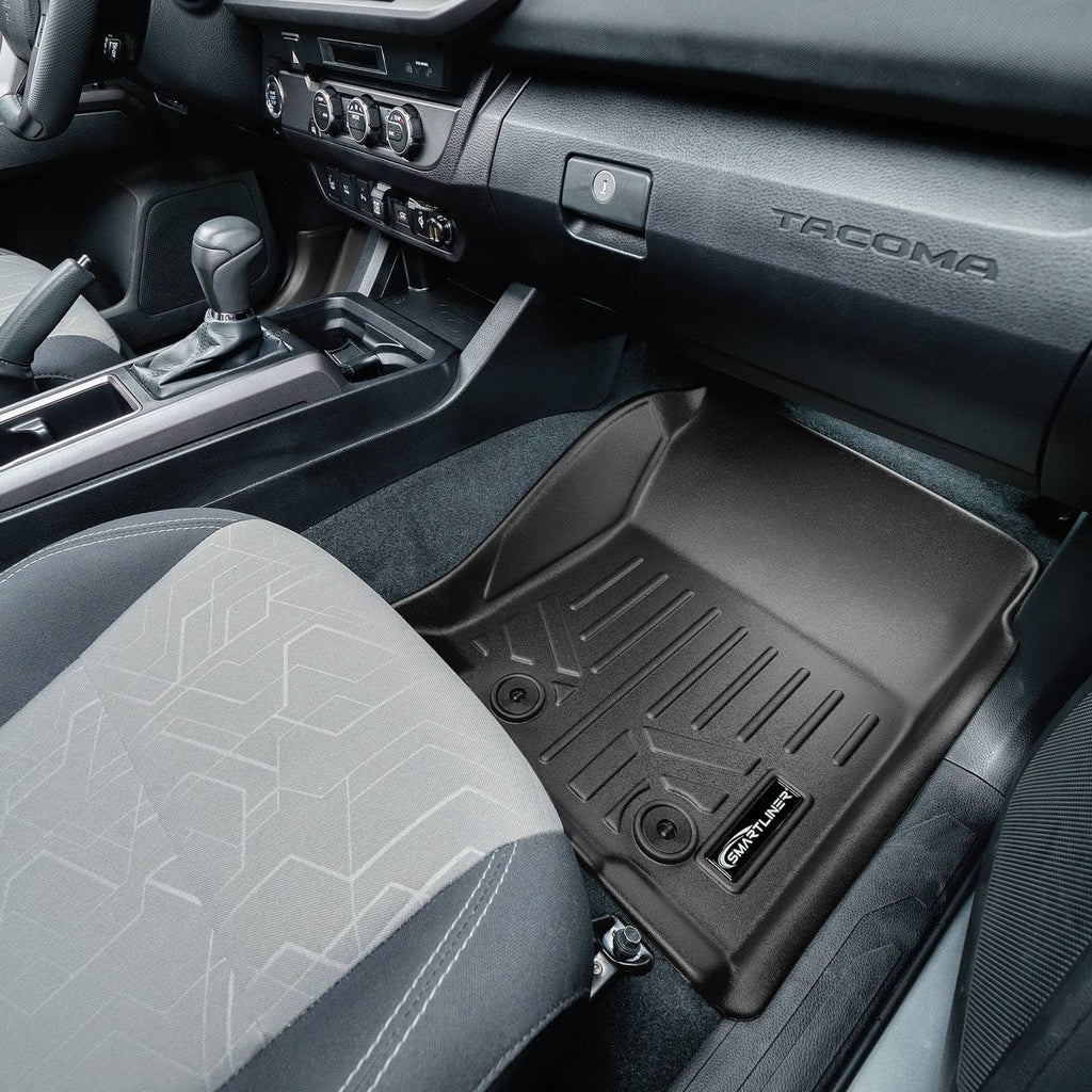 SmartCoverageTM Floor Liners For 2018-2023 Toyota Tacoma Access Cab (Automatic Transmission)