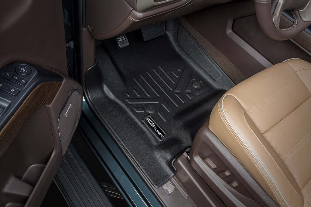 SMARTLINER Floor Liners for 2015 - 2020 Chevy Tahoe / GMC Yukon (2nd Row Bucket)