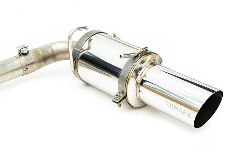 Remark Cat-Back Exhaust (R1 Spec Single-Exit Stainless) - 2022-2023 Subaru BRZ / Toyota GR86