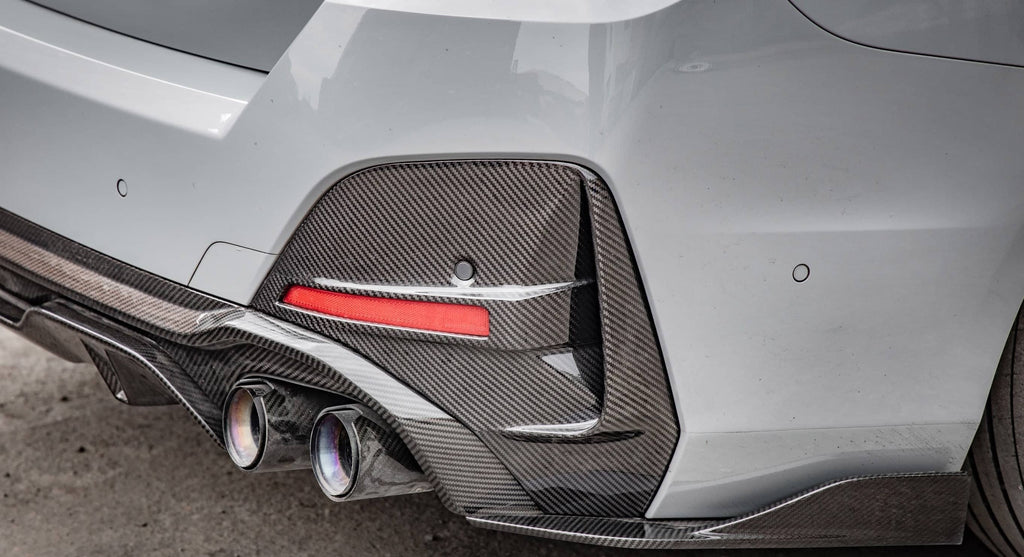 G26 SQ Style Dry Carbon Rear Bumper Trim