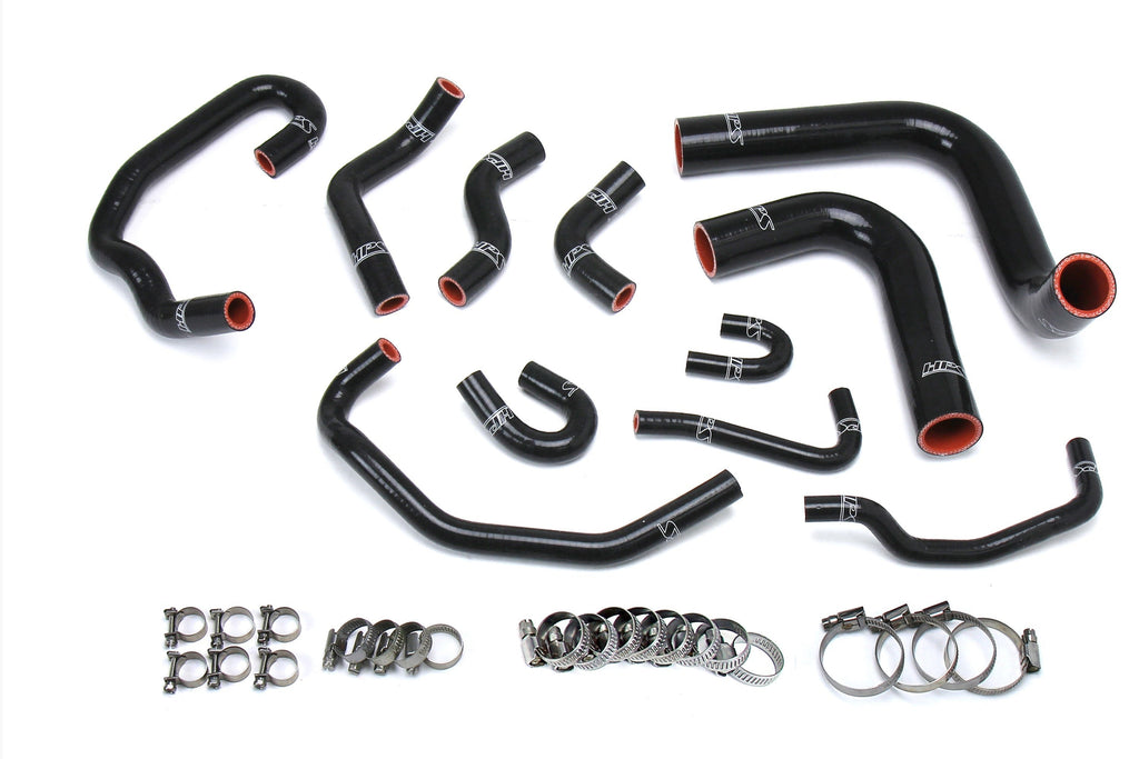 HPS Silicone Radiator + Heater Coolant Hose Kit Toyota 1993-1995 Pickup 3.0L V6 Left Hand Drive, 57-1654