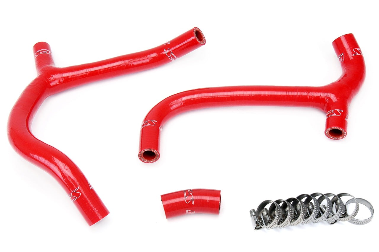HPS Red Reinforced Silicone Radiator Hose Kit Coolant Honda 09-12 CRF450R