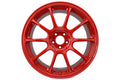 Volk ZE40 Hyper Red 18x9.5 +43 5x100 Face 2 (Single Wheel) - 2013-2023 Subaru BRZ / Scion FR-S / Toyota GR86 / 2014-2018 Subaru Forester