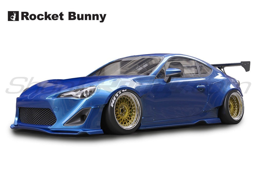 GReddy Full Greddy X Rocket Bunny 86 Wide Body Aero Kit w/ GT Wing - 2013-2021 Scion FR-S / Subaru BRZ / Toyota 86