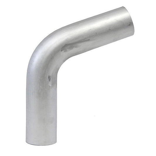 HPS 70 Degree Bend 6061 Aluminum Elbow Pipe Tubing, Mandrel Bent, Mill Finish