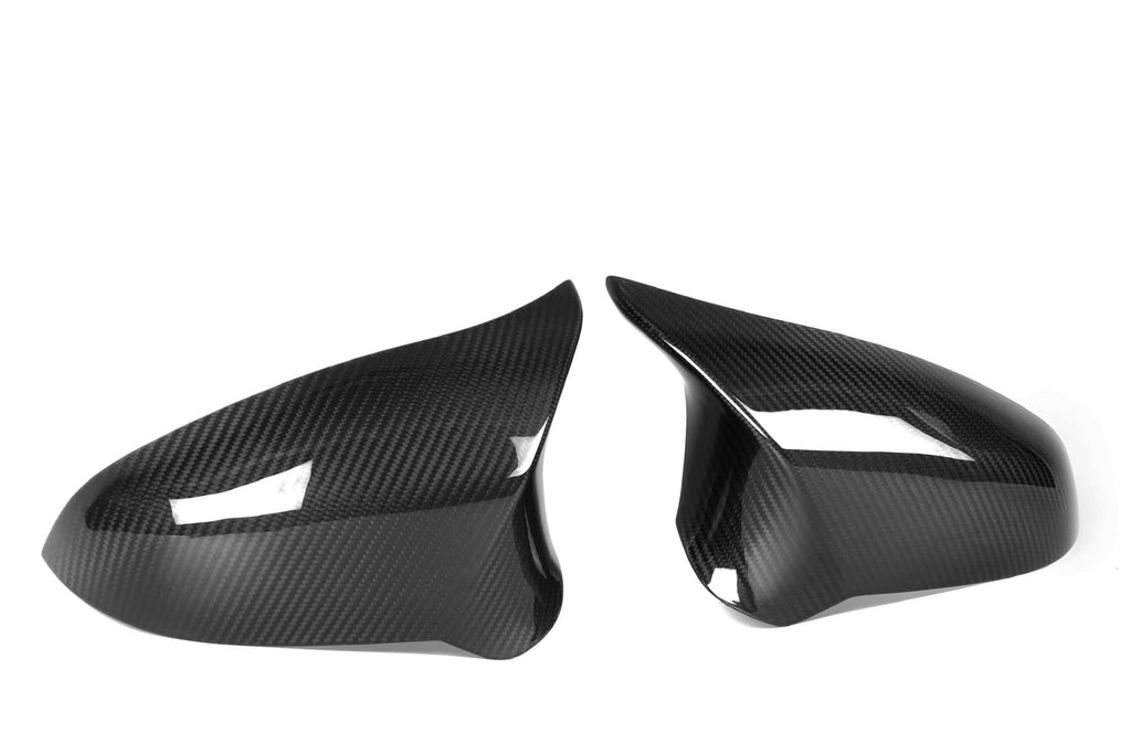 M2/M3/M4 F8x OEM Style Dry Carbon Fiber Mirror Cover LHD Replacements