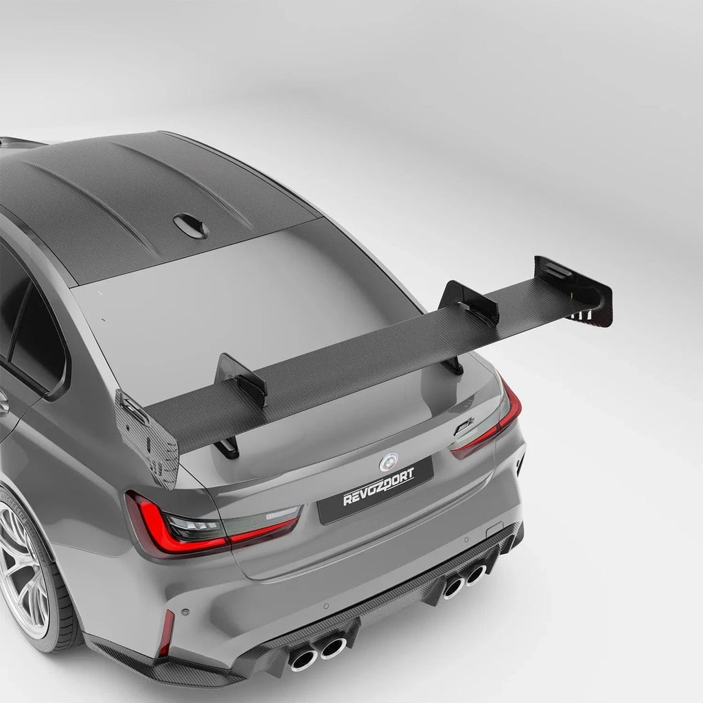 Revozport Carbon Fiber Rear Wing Spoiler for BMW G80 M3 2021-2024