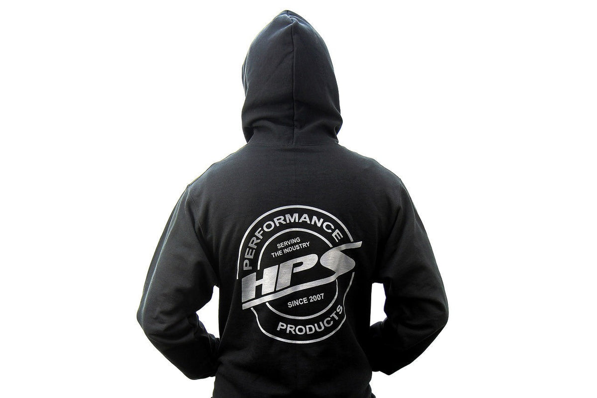HPS Performance 2022 Round Logo Zip-Up Hoodie, Black