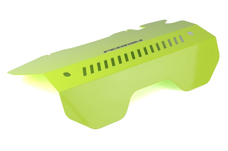 PERRIN Pulley Cover (Neon Yellow) - 2015-2021 Subaru WRX