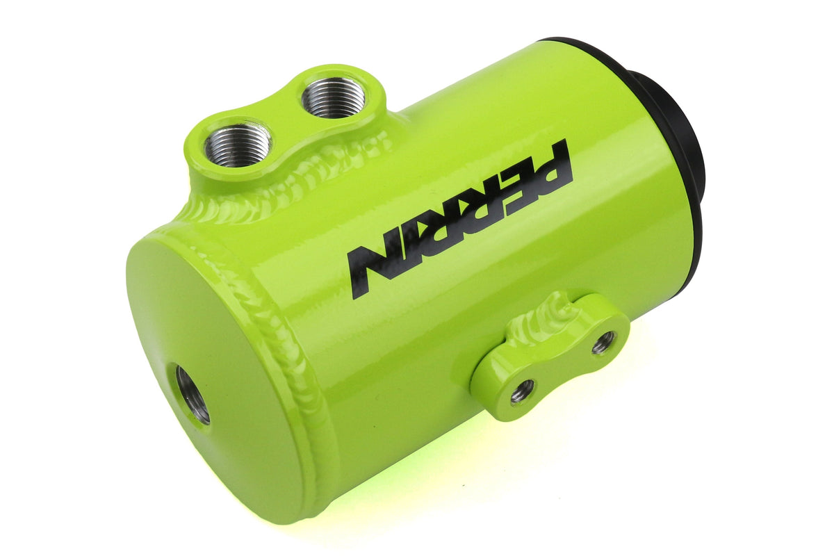 PERRIN Air Oil Separator (Neon Yellow) - 2008-2014 Subaru WRX / 2008-2021 STI
