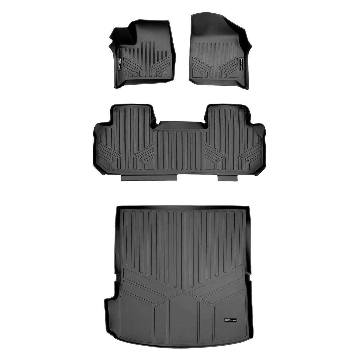 SMARTLINER Floor Liners for 2024-2026 GMC Acadia/Chevrolet Traverse/Buick Enclave (2nd Row Bench)s