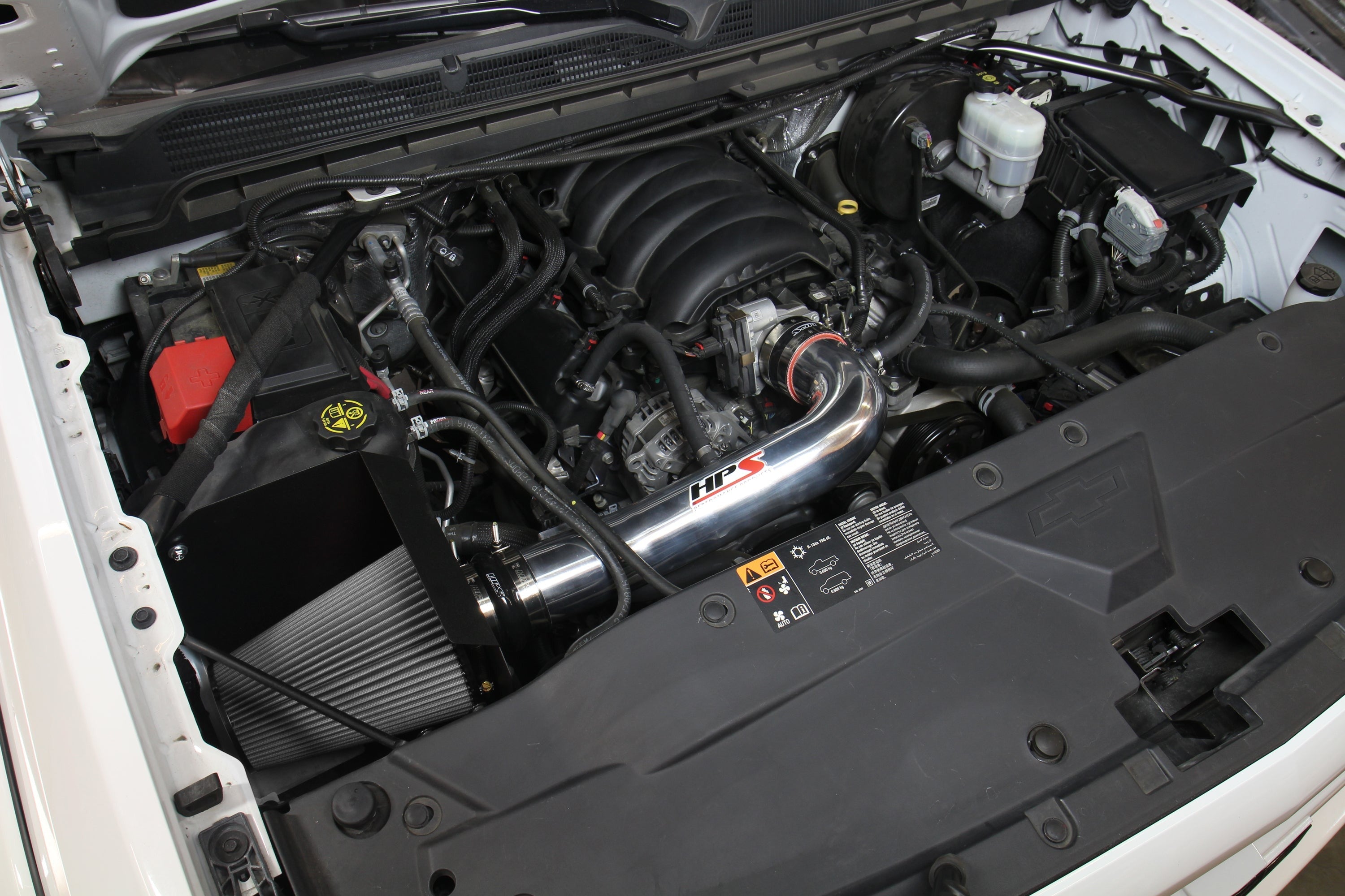 HPS Performance Air Intake Kit 2015-2020 GMC Yukon 5.3L V8, Includes Heat Shield, 827-603