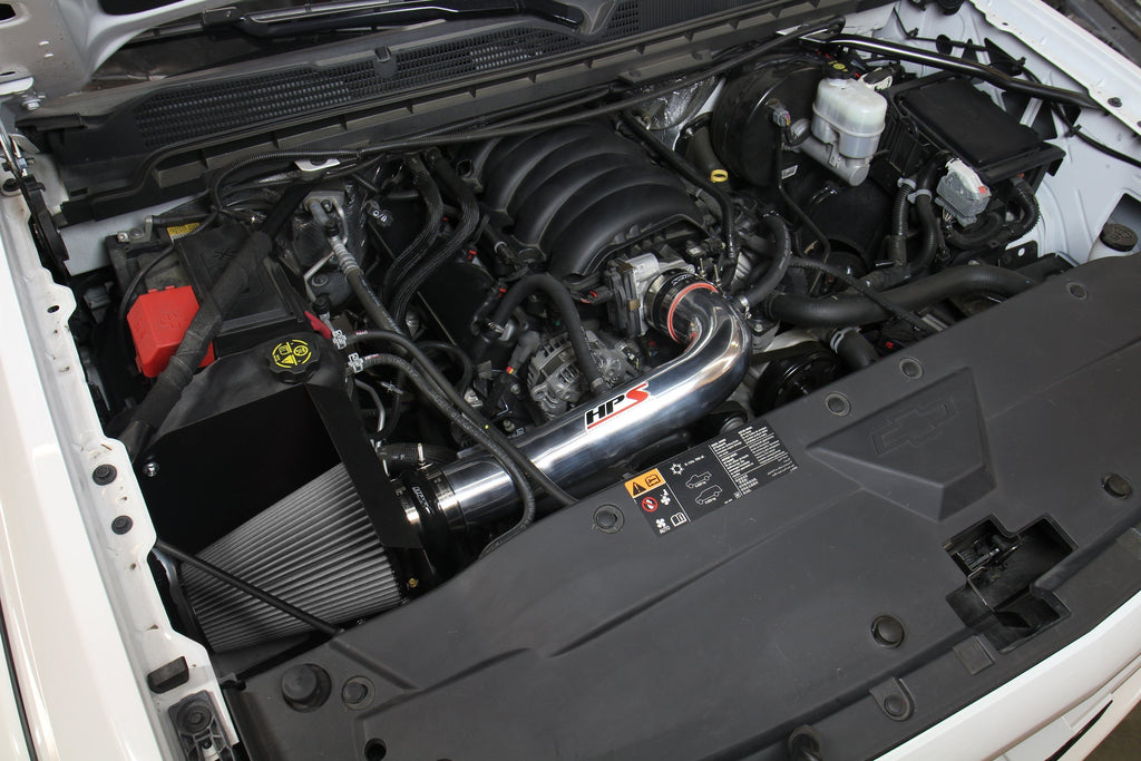 HPS Performance Air Intake Kit 2015-2020 GMC Yukon 5.3L V8, Includes Heat Shield, 827-603