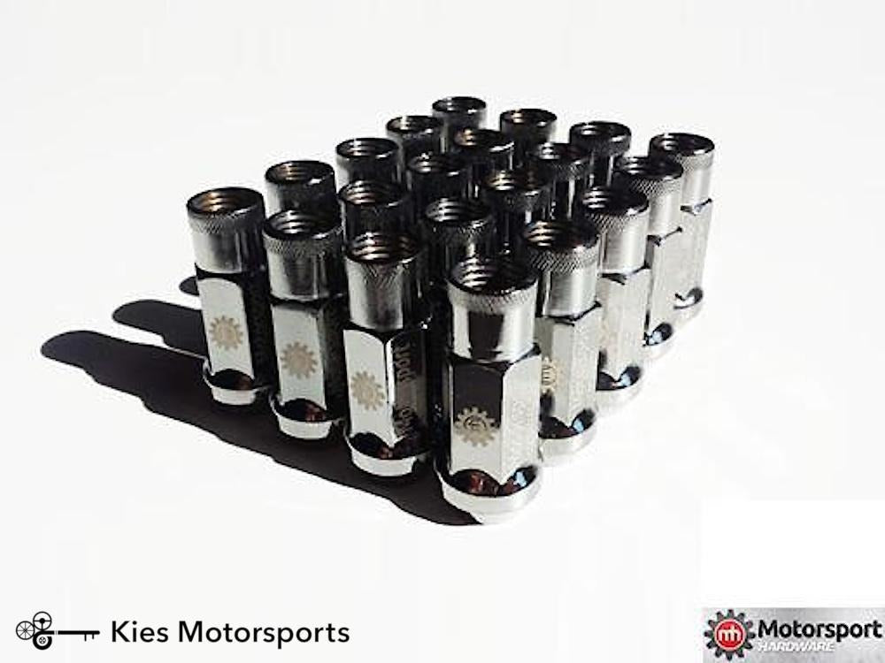 Motorsport Hardware 5-Lug (14 x 1.25 to 14 x 1.5 Thread Conversion) 78mm Black Bullet Nose Stud Kit (F / G Series BMW & A90 Supra)
