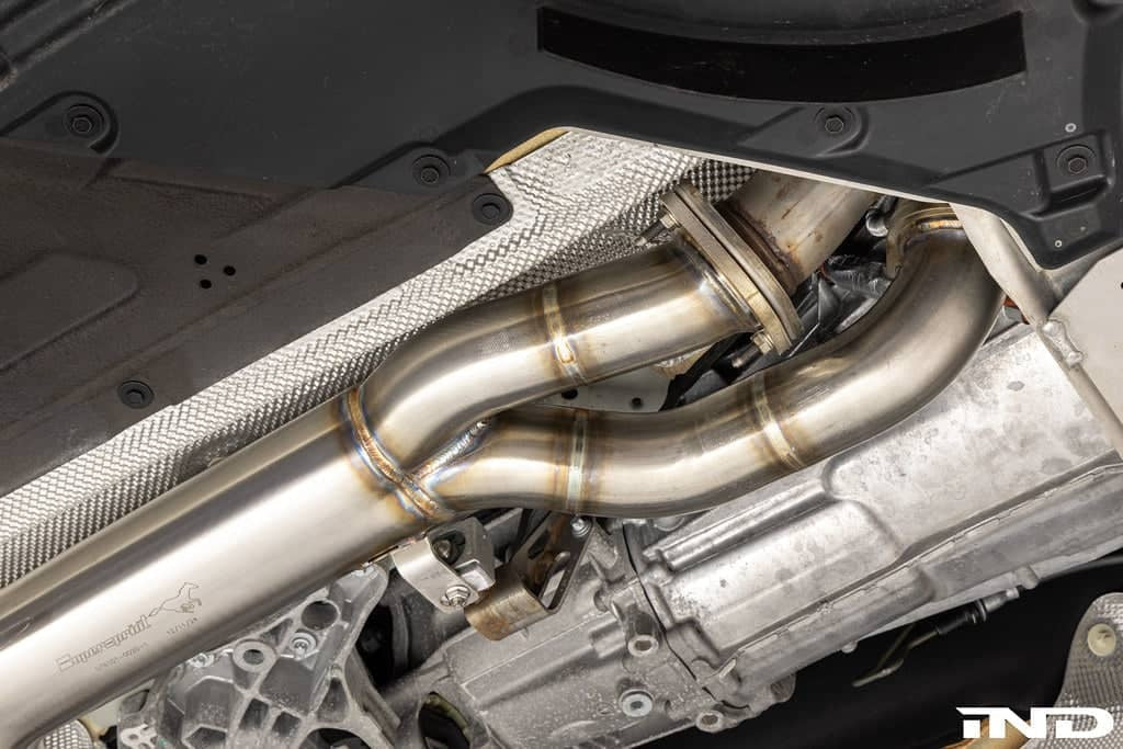 Supersprint BMW G87 M2 J-Pipe Resonator Delete Package For OEM Muffler