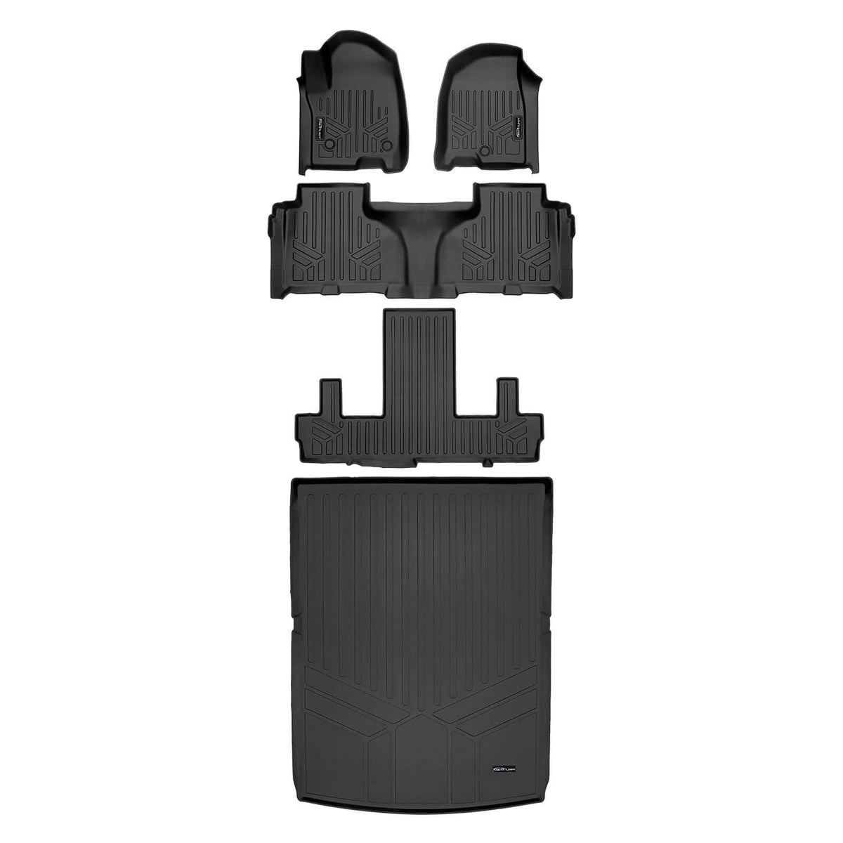 SMARTLINER Floor Liners for 2021-2026 Chevrolet Suburban (2nd Row Bucket)