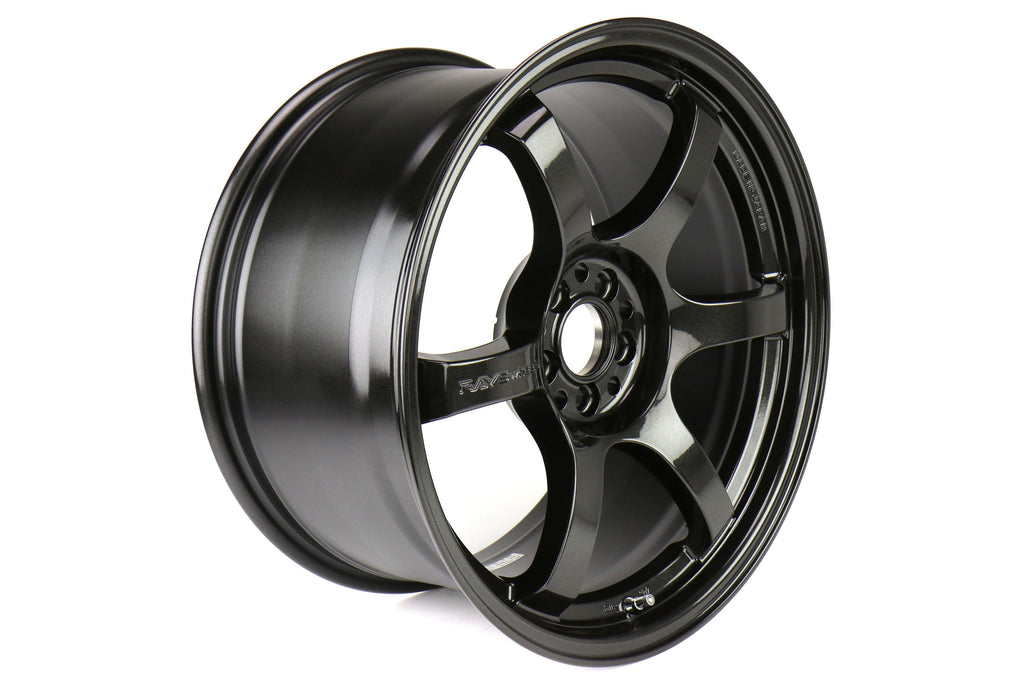 Rays Gram Lights 57DR Glass Black 18x9.5 +38 5x100 (Single Wheel) - 2013-2023 Subaru BRZ / Scion FR-S / Toyota GR86 / 2014-2018 Subaru Forester