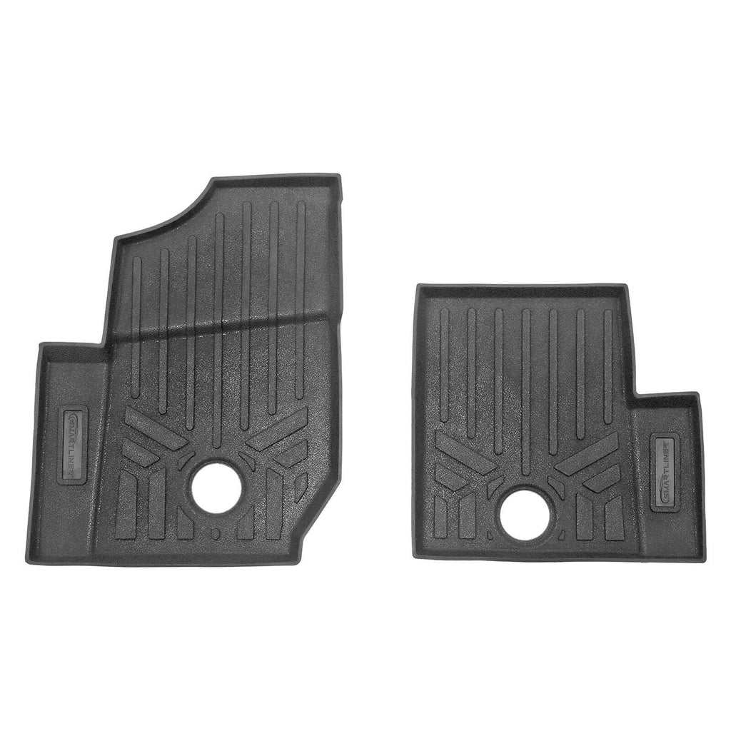 SMARTLINER Rugged Rubber Floor Liners For 2019-2026 Polaris General XP 1000 (4-Seater Models)