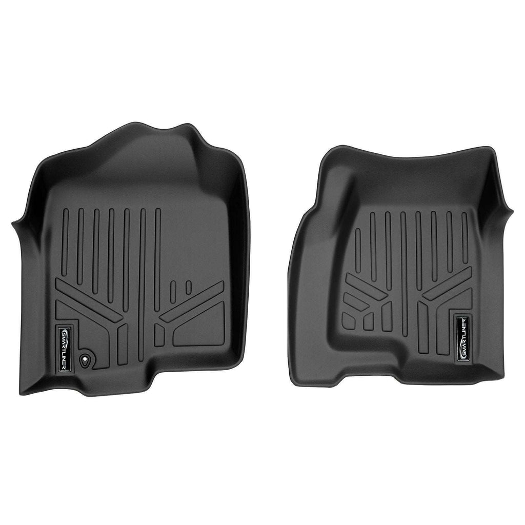 SMARTLINER Custom Fit Floor Liners For 1999-2007 Silverado/Sierra 1500/2500/3500 Crew Cab / 2000-2006 Escalade/Suburban/Yukon XL