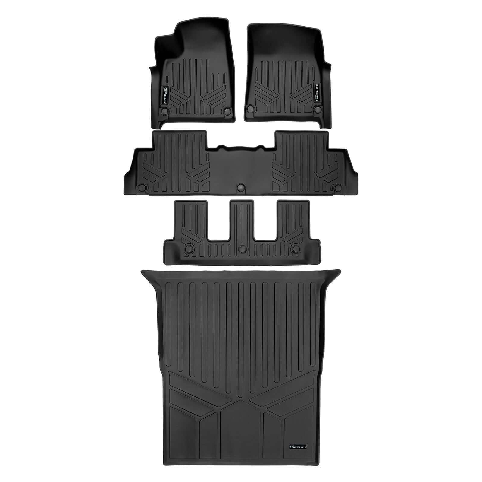 SMARTLINER Floor Liners for 2022-2024 Rivian R1S