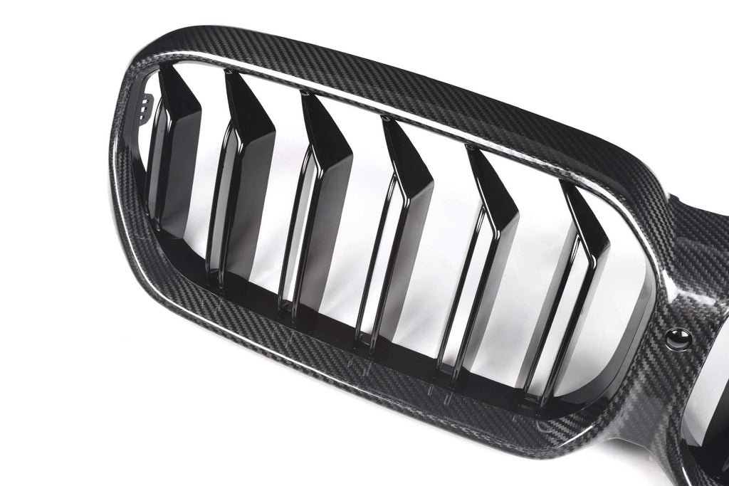 5 Series G30 LCI Double Slat Dry Carbon Fiber Grill