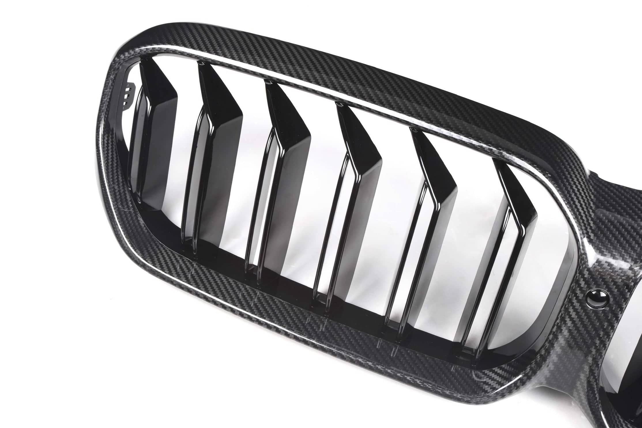5 Series G30 LCI Double Slat Dry Carbon Fiber Grill
