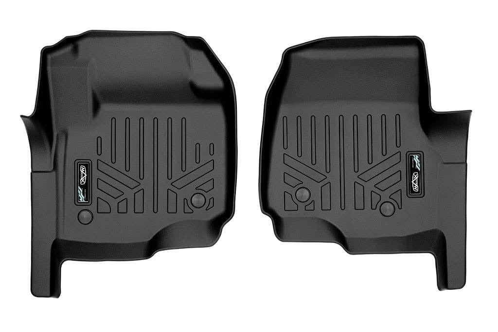 SMARTLINER Floor Liners for 2017-2026 Ford F-250/F-350 Super Crew Cab with Vinyl| (1st Row Bench)| (No OTH)| with Underseat Storage