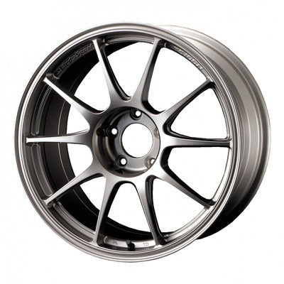 WedsSport TC105N Silver 18x8.5 +43 5x100 (Single Wheel) - 2013-2023 Subaru BRZ / Scion FR-S / Toyota GR86 / 2014-2018 Subaru Forester