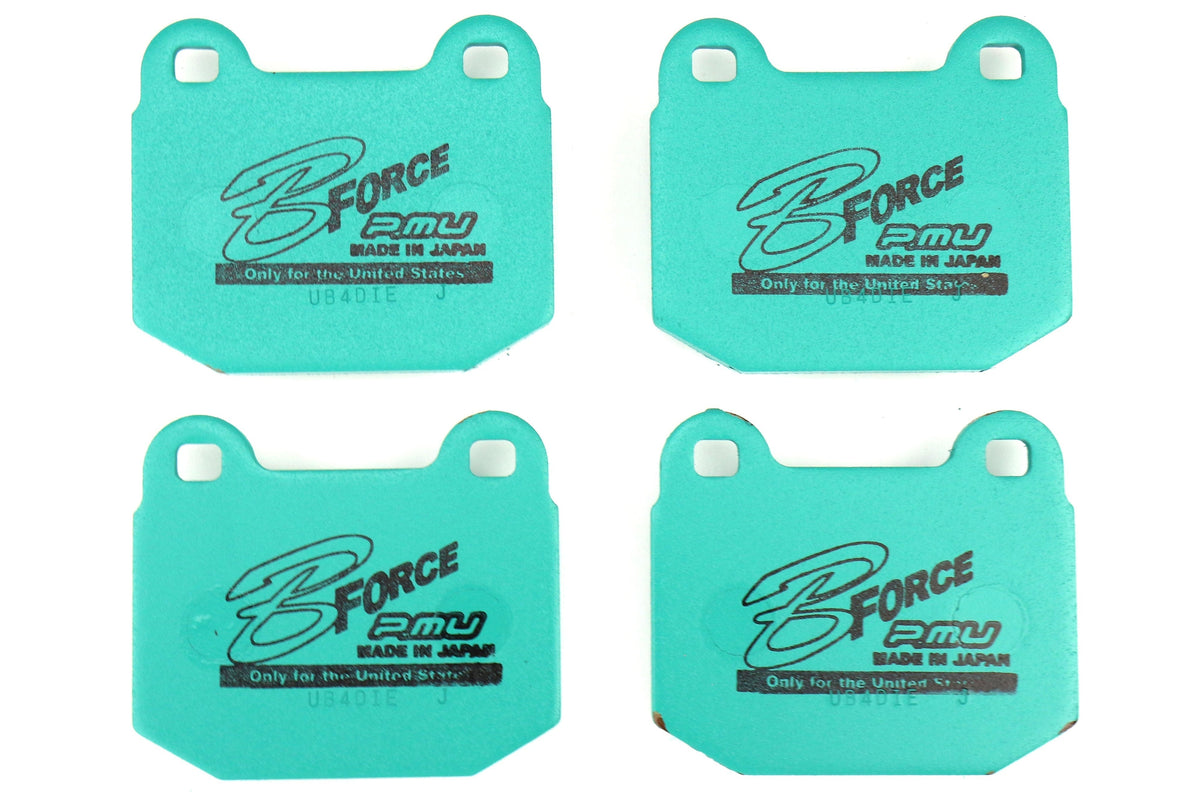 Project Mu B-Force Rear Brake Pads - 2004-2017 Subaru STI / 2003-2015 Mitsubishi Evo / OEM Brembo Applications